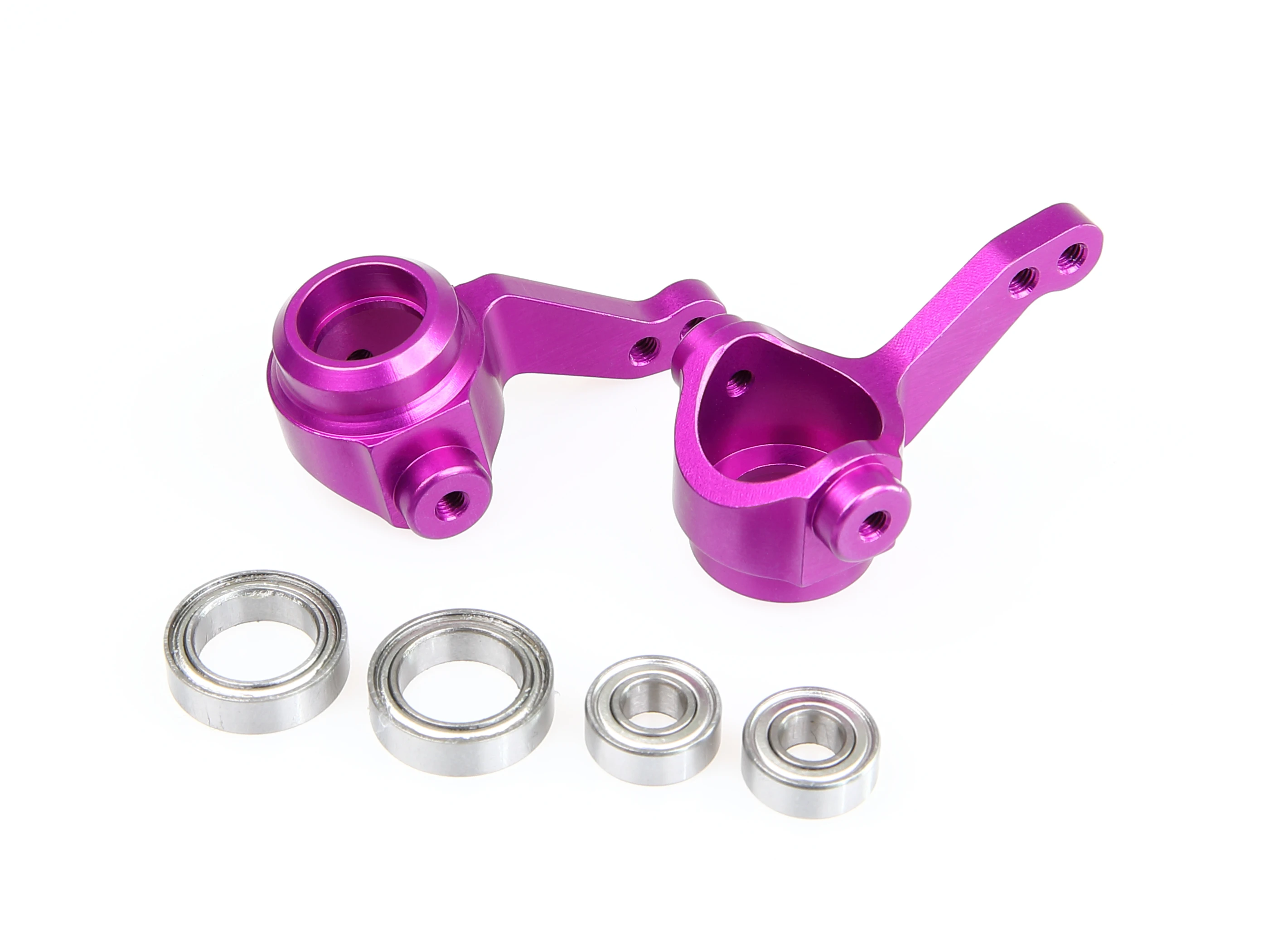 GTB CNC Aluminum Alloy Front Steering Cup C Hubs for HPI MT2 RS4 3 evo nitro  ( Silver, Purple )