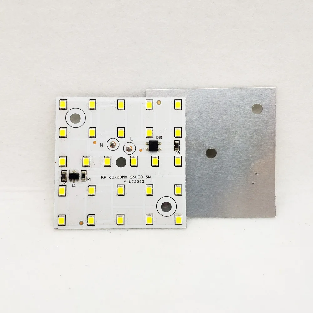 Imagem -05 - Módulo de Led Pcb Tamanhos Ac220v 3w 6w 12w Led Placa de Alumínio Branco Quente Smd2835 Driver ic Inteligente para Lâmpadas Holofotes Diy