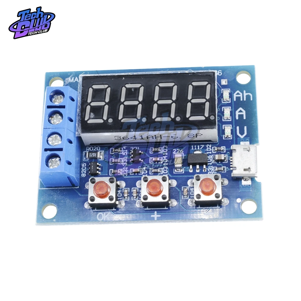 1.2V 12V HW-586 18650 Li-ion Lithium Battery Capacity Tester Resistance Lead-acid Battery Capacity Meter Discharge Tester