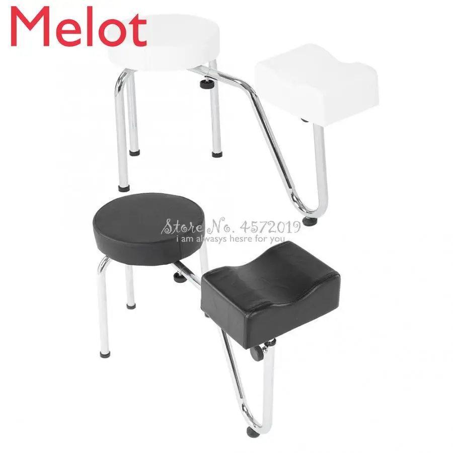 Adjustable PU Leather Tattoo Leg Arm Rest Pad Pedicure Foot Stool Chair Foot Cushion Tools