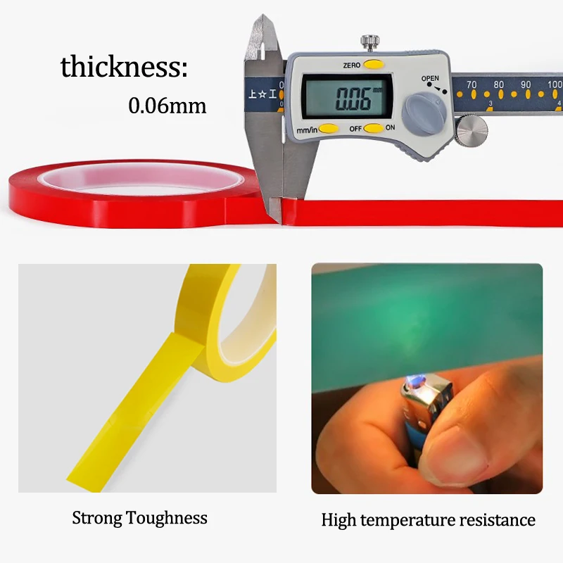 10 mm x 50 m/Rolle Positionierungs-Identifikationsband, mehrfarbige Farbtransformator-Isolierung