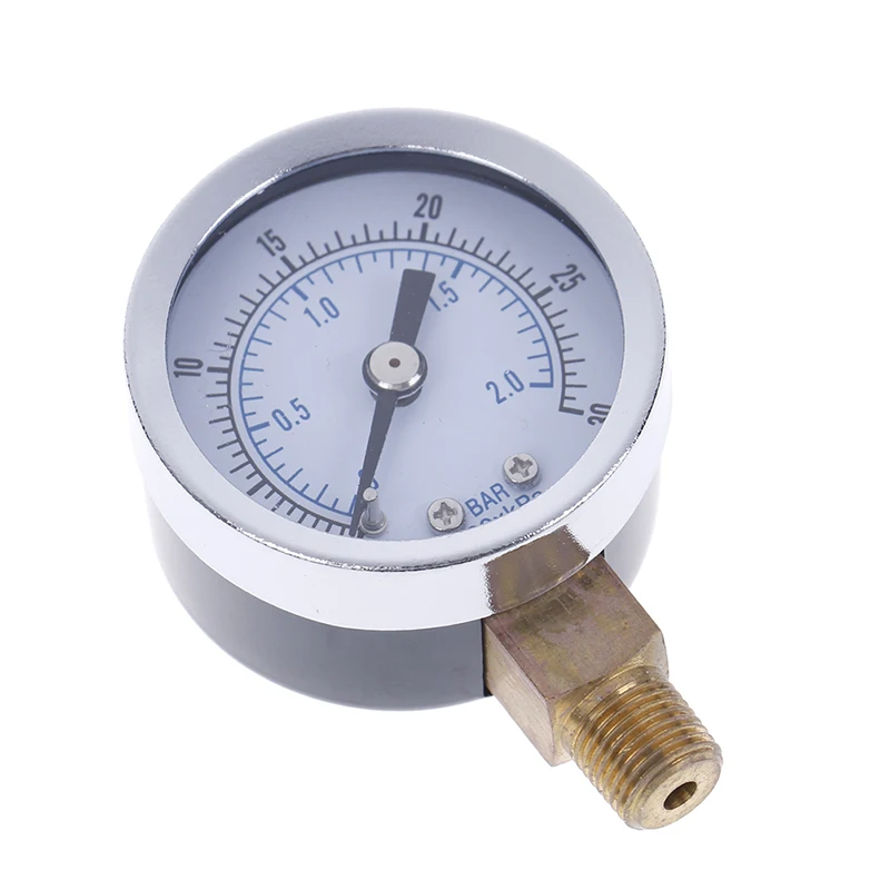 1pc Pressure Gauge Low Pressure For Fuel Air Oil Gas Water Oil Gas Measurement 22/25/40/50mm Diameter