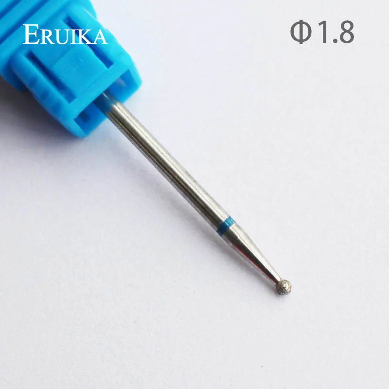 Eruika-broca elétrica prego tipo 8 diamante, broca rotativa, ferramentas de pedicure, manicure e pedicure acessórios