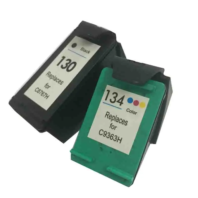 Vilaxh 130xl 134 Compatible Ink Cartridge for HP 130 134 xl Deskjet 5943 6543 5743 6623 5743 6843 6523 6943 printer