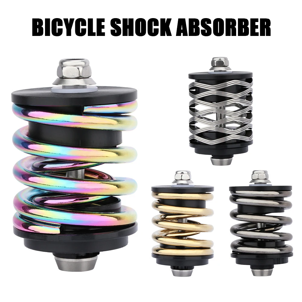 

Litepro Ultra Light Folding Bicycle Rear Shock Absorber Stainless Steel / Titanium Spring For Brompton Bicycle Shock Absorber