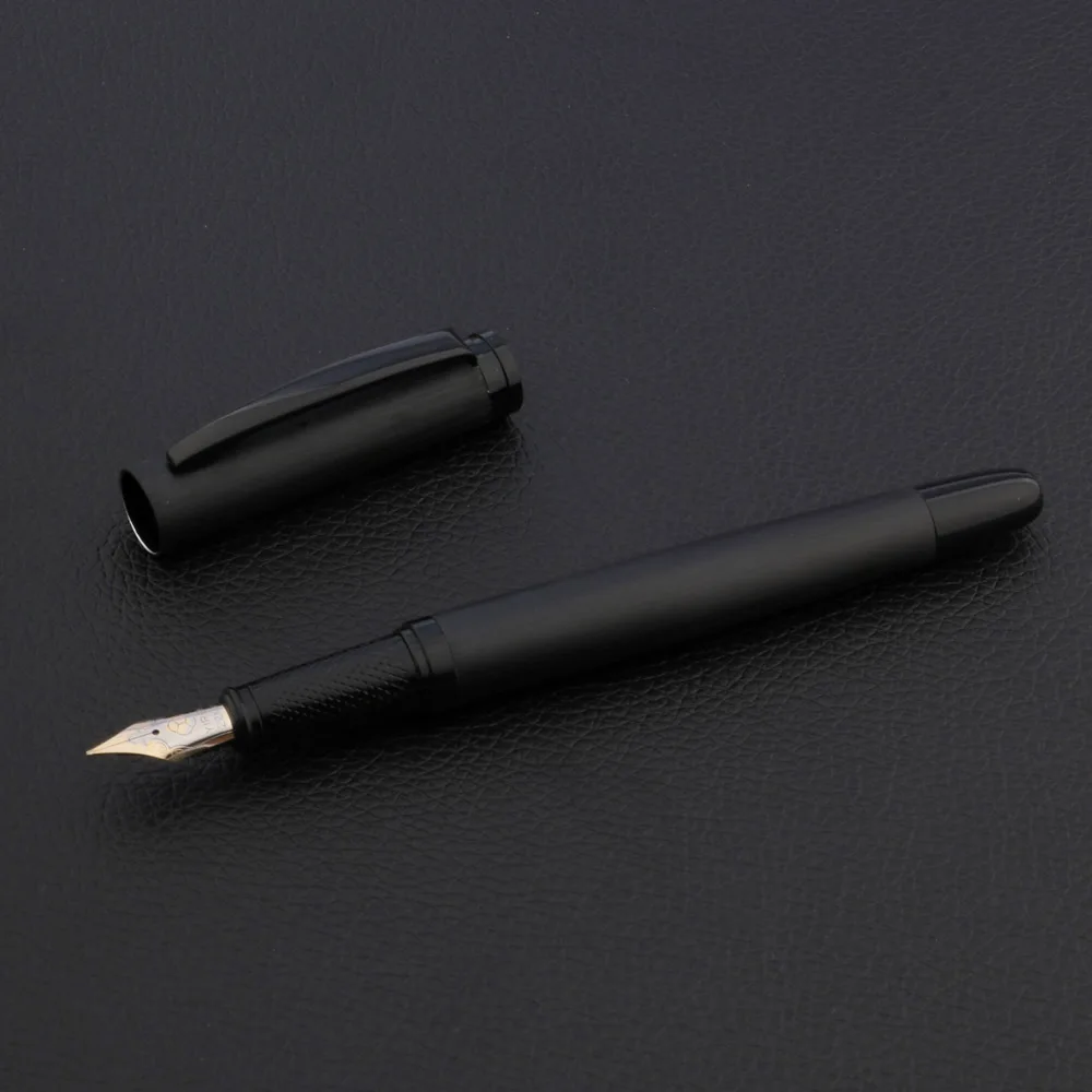 Luxury High Quality Matte Color Fountain Pen METAL Clip Classic Ink Black Pen Stationery Office School Supplies Writing Gift