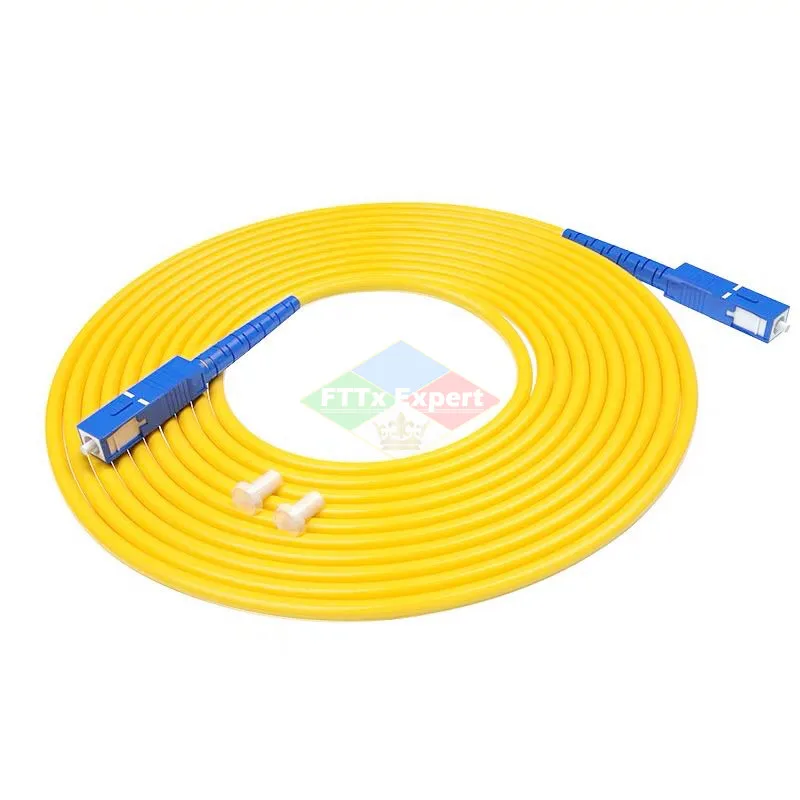 Free shipping 10PCS SC APC to SC UPC SC Patch Cord Simplex 3.0mm Single Mode Fiber Patch Cable jumper