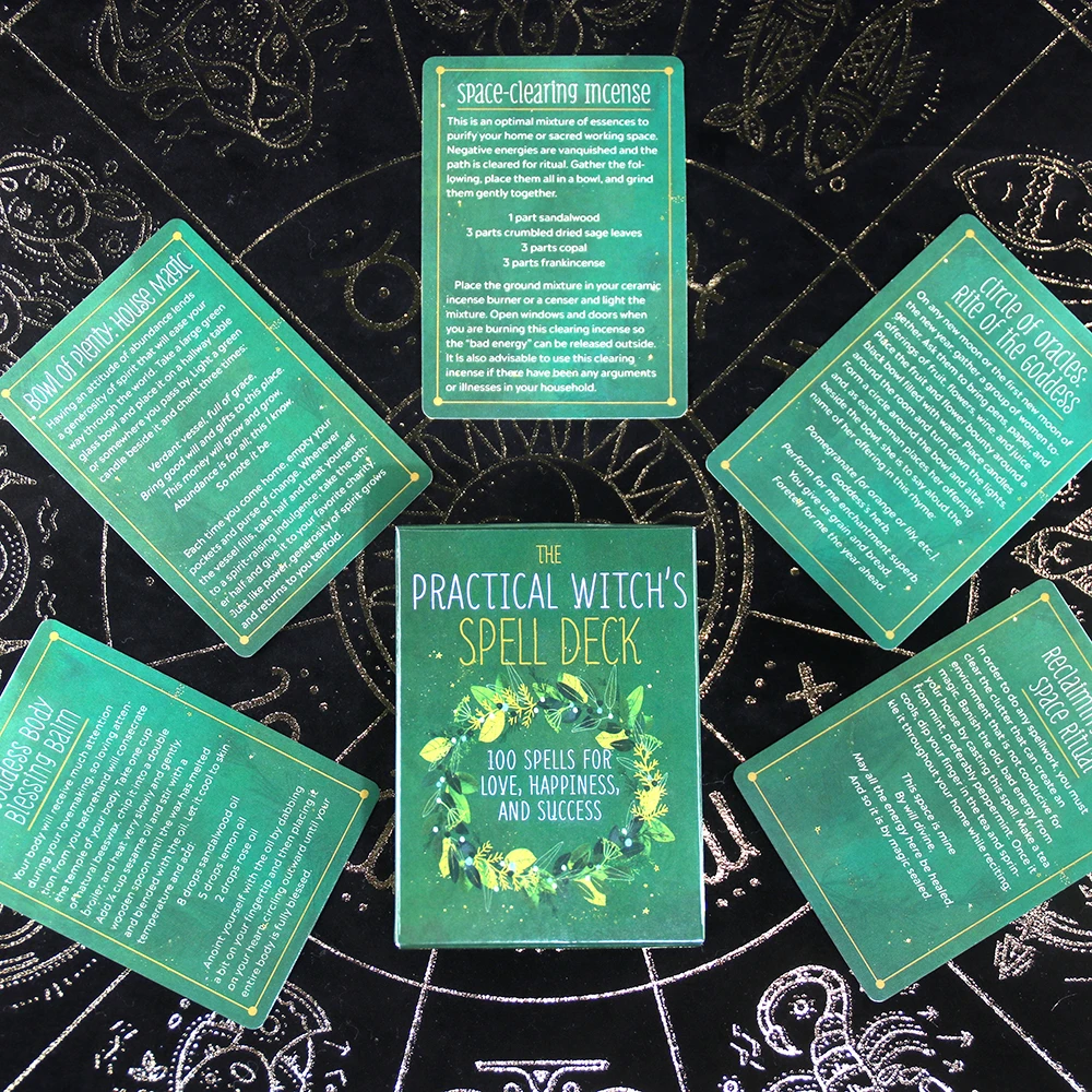 The Practical Witch\'s Spell Deck tarot deck oracle the mediumship training deck john holland The Lost Forest tarot prism tarot