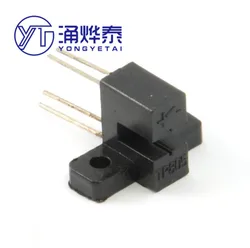 YYT 10PCS Slot type optocoupler Slot type photoelectric sensor Through-beam TP805 can replace GK151 photoelectric switch 3MM