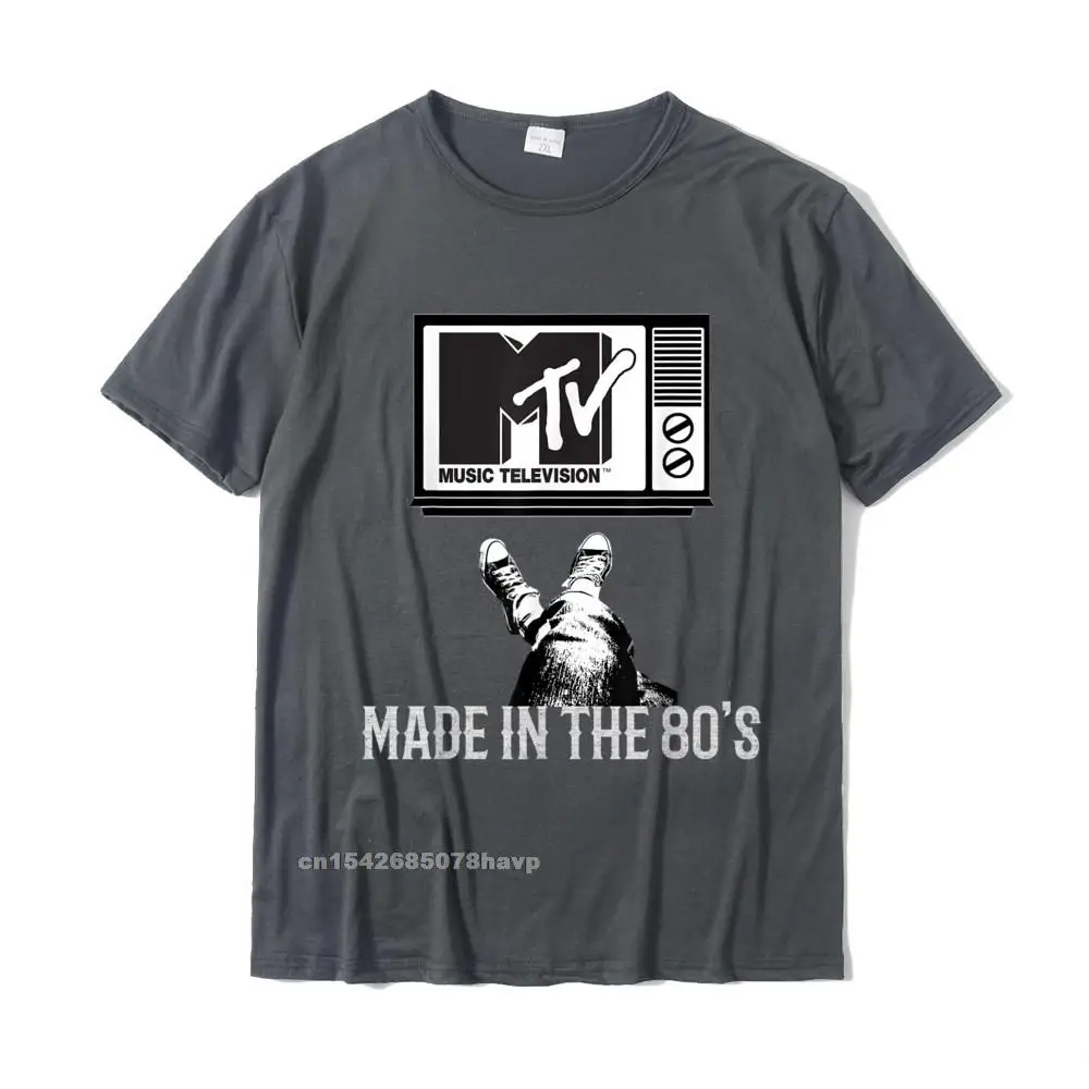 Mademark X MTV - MTV Made In The 80s Vintage Shirt For MTV Fans Men Women T-Shirt Tops Shirt Cotton Men Tshirts Newest