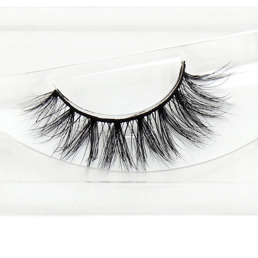 LEHUAMAO 5D Mink Hair False Eyelashes Wispy Cross Natural Mink Lashes Fluffy Eyelash Extension Tools Makeup Handmade Eye lashes