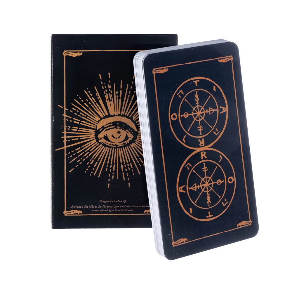 The Wheel of Fortune Tarot Card Oracle Card Entertainment Party Board Game Tarot Deck English PDF Guidebook for personal use
