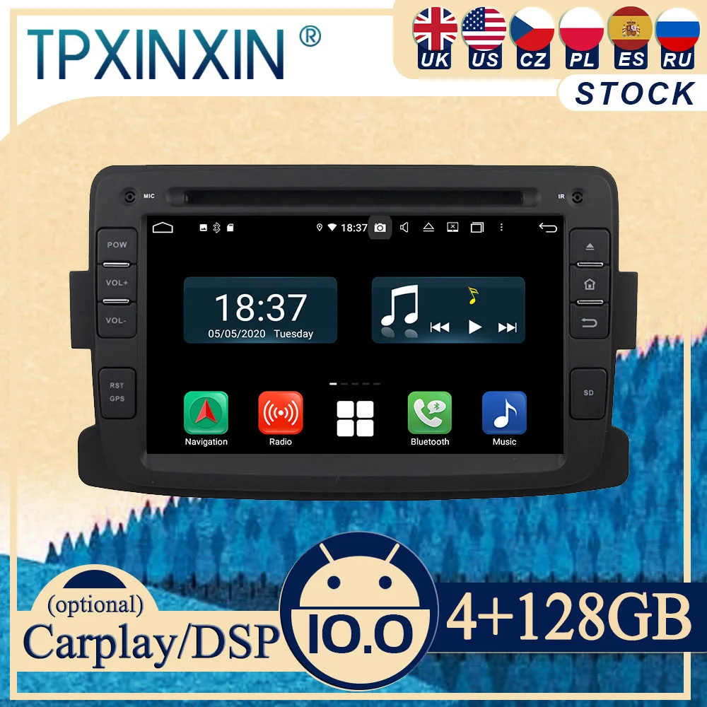 PX6 For Renault Duster 2012-2016 Android Car Stereo Car Radio with Screen2 DIN Radio DVD Player Car GPS Navigation Head Unit