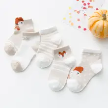 Baby Socks 0-2Y 5 Pairs Cotton Mesh #5