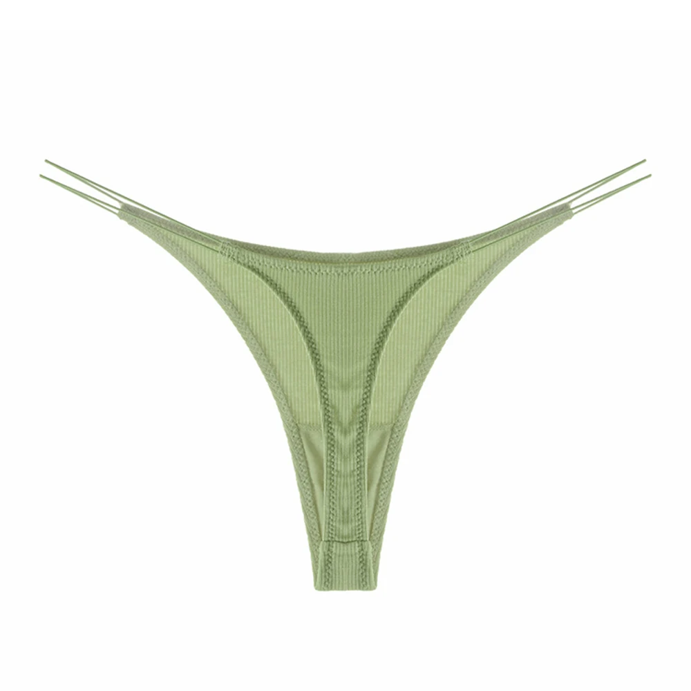 Cinturino sottile perizoma in cotone Tangas Lingerie intimo Sexy vita bassa tentazione mutandine sessuali String T pantaloni slip senza cuciture