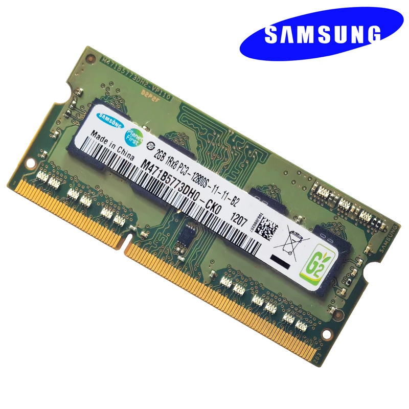 

DDR3L PC3L 2G 12800S SAMSUNG Memory RAM Laptop ddr3L 1600 MHz pc3L Memoria DRAM Stick for Notebook Original