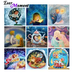 Ever Moment Diamond Modern Canvas Painting Jewel Cross Stitch Needlework Bedroom Decoration Fantasy Cartoon Angel Love ASF2367