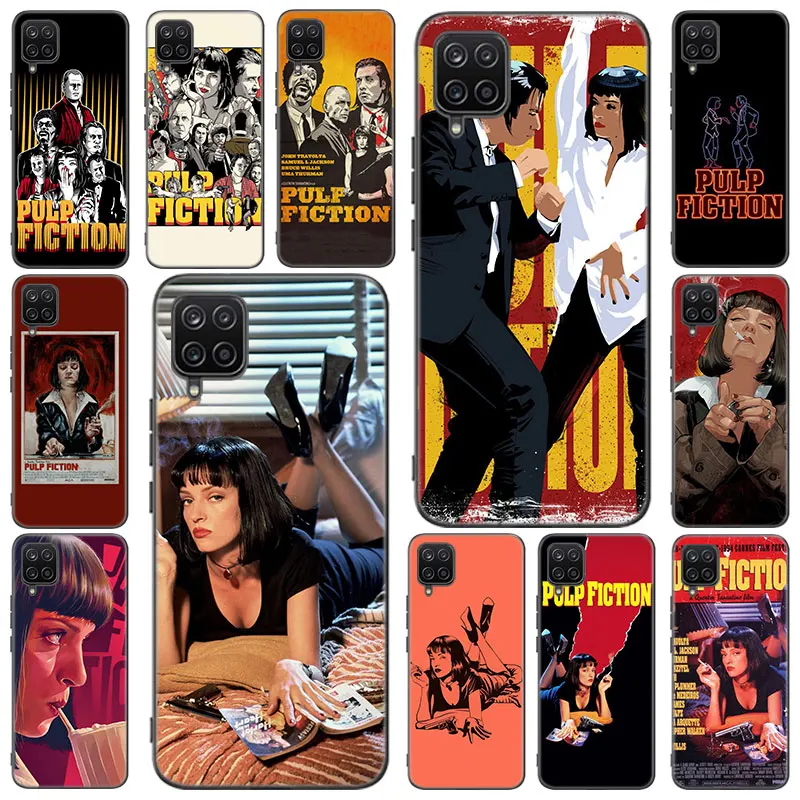 PULP FICTION MOVIE POSTER Case For Samsung Galaxy M12 M32 M21 M51 M11 M30S M31S Note 10 Lite 20 Ultra J2 Core J6 J8 2018 J4 Plus