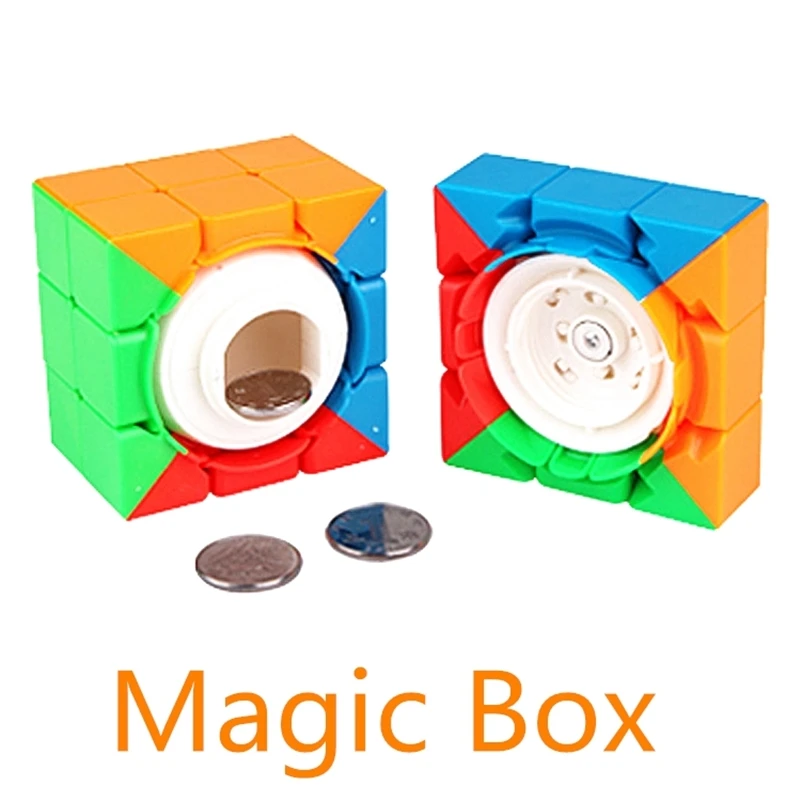 Yuxin magiczna kostka 3x3x 3 magiczne pudełko kreatywność powieść prezent niespodzianka pudełko magiczne pudełko