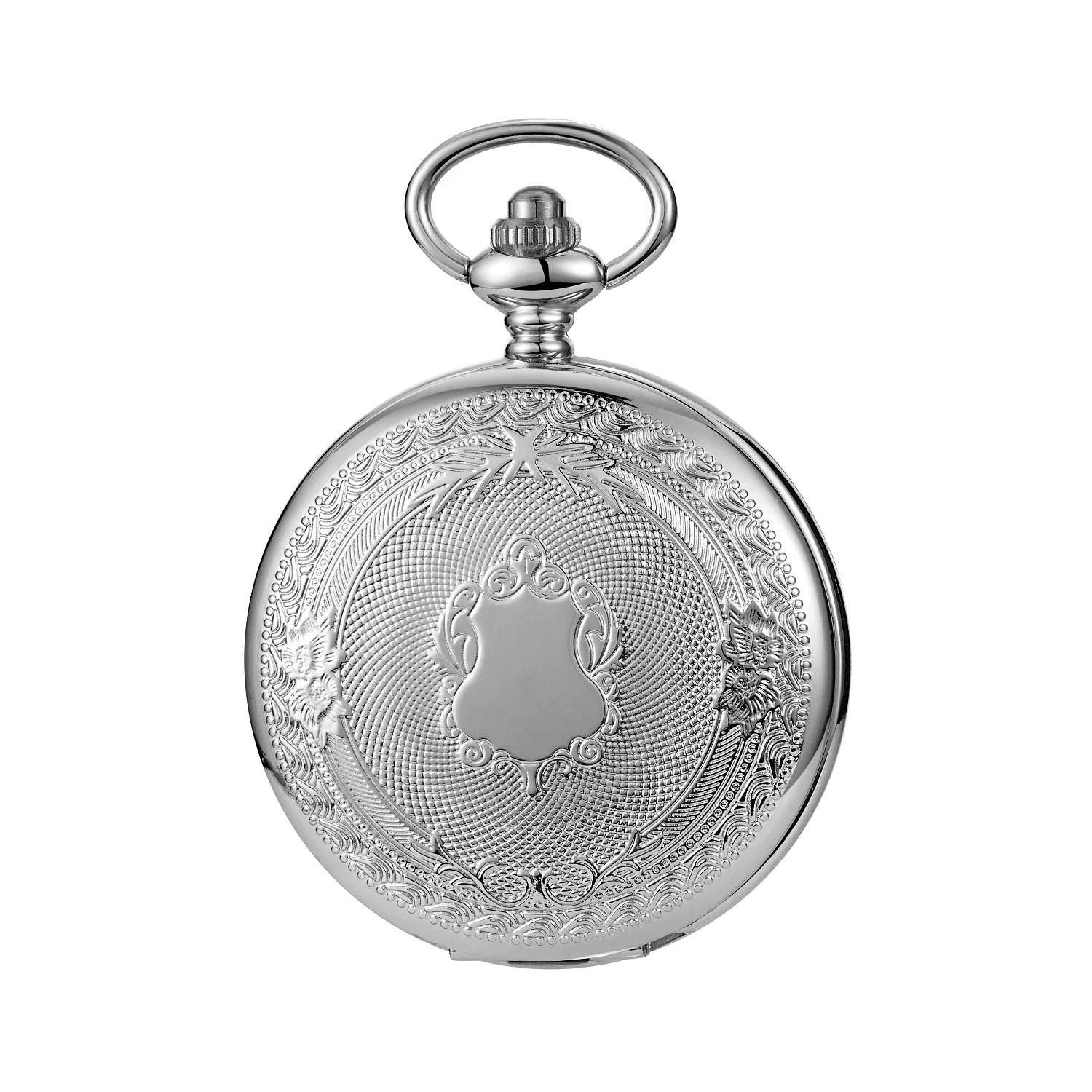 Royal Gold Shield Crown Pattern Quartz Pocket Watch Top Luxury Necklace Pendant Chain Steampunk Clock Collectibles Jewelry Gifts