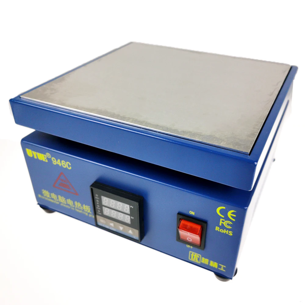 Hete Plaat Verwarm UYUE946C Lcd Digitale Display Voorverwarmen Station Voor Pcb Smd Verwarming Telefoon Lcd Touch Screen Aparte