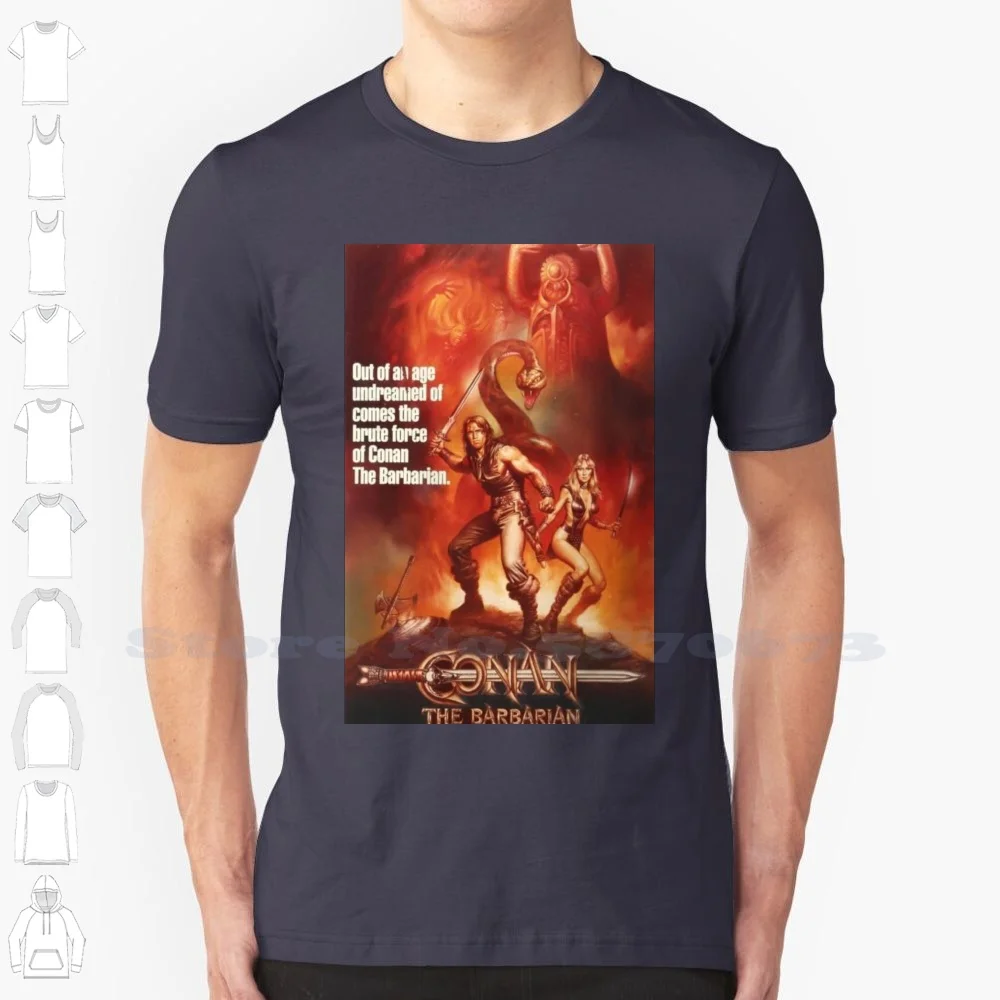 Cool Design Trendy T-Shirt Tee Arnold Arnie Oak Terminator Conan