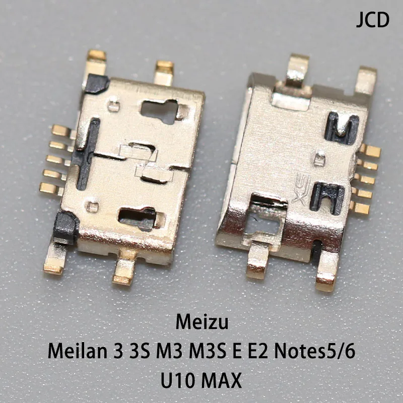 5-20pcs Micro USB Jack Connector Charging port socket female For Meizu Meilan 3 3S M3 M3S E E2 Notes5/6 U10 MAX