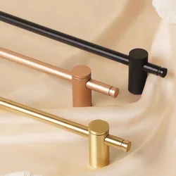 TB2004 265mm-1000mm Lange Goud/Zwart Messing Kast Handgrepen Lade Bar Glazen Deur Trekt Verstelbare Meubelbeslag