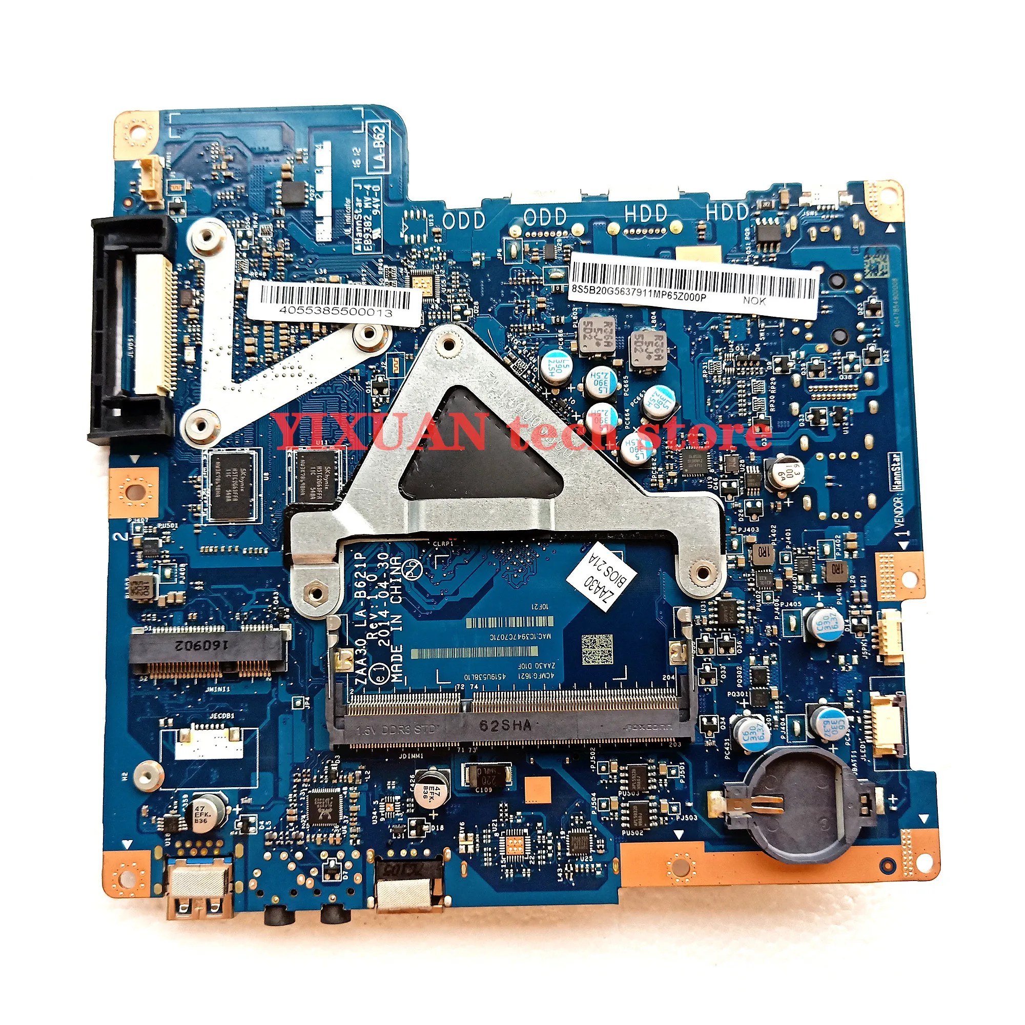 ZAA30 LA-B621P For Lenovo S20-00 S2000 Motherboard  5B20G56379 S20-00 mainboard CPU SR1US J2900  V1G 100% test work