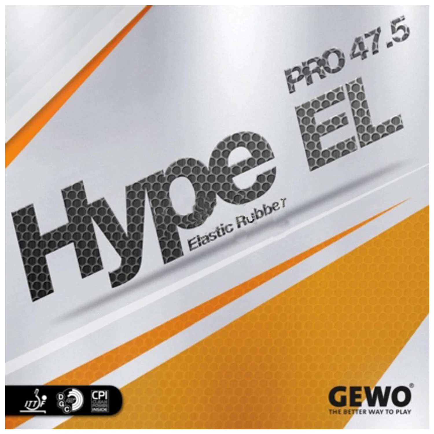 

GEWO HYPE EL PRO 47.5 Table Tennis Rubber (Made in Germany) Pips-In Original GEWO HYPE EL Ping Pong Sponge