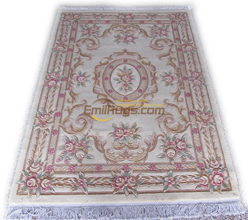 

chinese wool carpets flower rug Elegant French savonery Area Folk French Chic Knitting woven wool carpetchinese aubusson rug