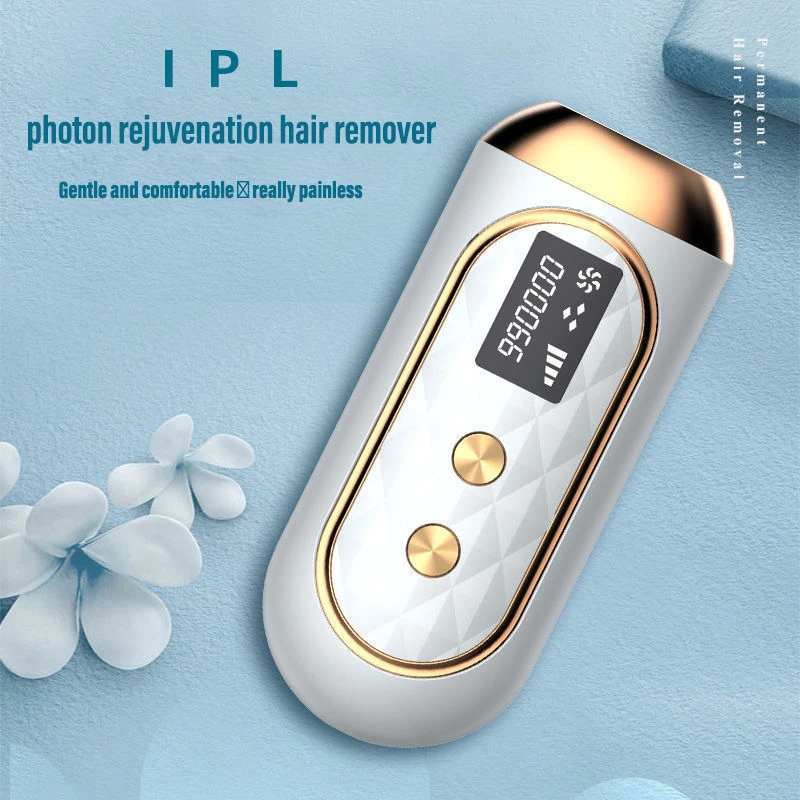LCD Permanen 990000 Berkedip Baru Laser Epilator IPL Photoepilator Laser Penghilang Rambut Depiladora Cukur Elektrik Tanpa Rasa Sakit