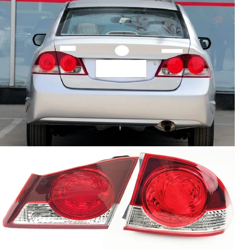 Lofty Richy Tail Light For HONDA CIVIC 06-11 For FD1 FD2 CIIMO 2012-2016 Rear Brake Lamp Taillights Fog Light Tail Lamp Assembly