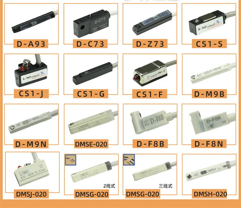 10PCS Magnetic switch sensor Reed auto switch D-A93 Z73 C73 A54 A73 Solid state auto switchs D-M9B D-M9N D-M9P D-M9BV D-F8B