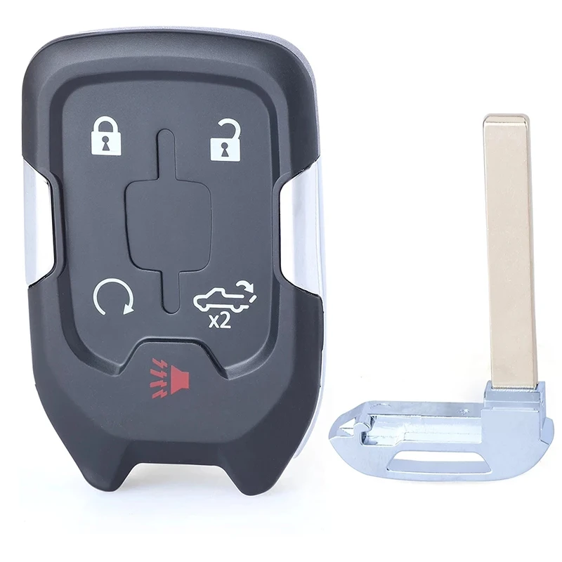 

KEYECU Smart Remote Control Key With 5 Buttons 433MHz ID46 Chip for GMC Sierra 1500 2500 3500 2019 2020 2021 Fob HYQ1EA 13591396