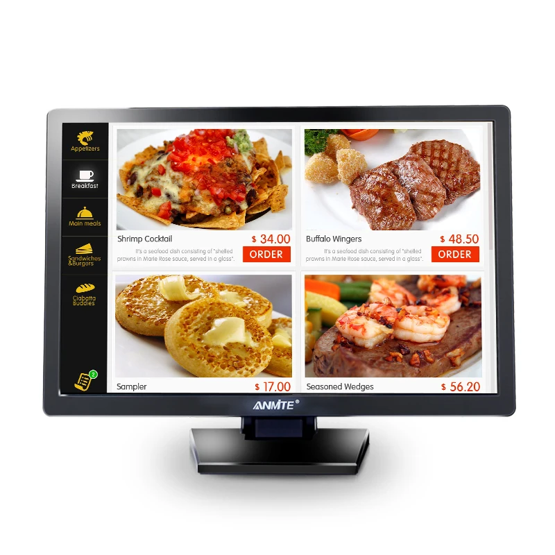 Anmite 22 TFT Lcd Touch Monitor PC optional Resistive /Capacitive touch Display