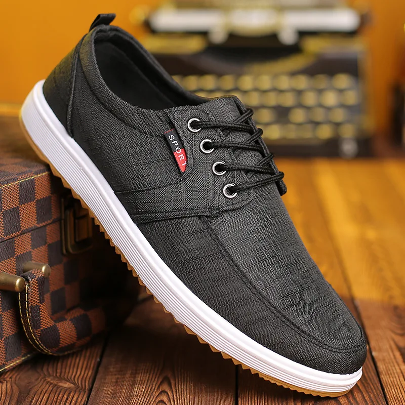 Brand Casual Shoes Men Breathable Canvas Shoes For Men Fashion Espadrilles Men Flats Luxury Shoes Casual Trainers Men Footwear d