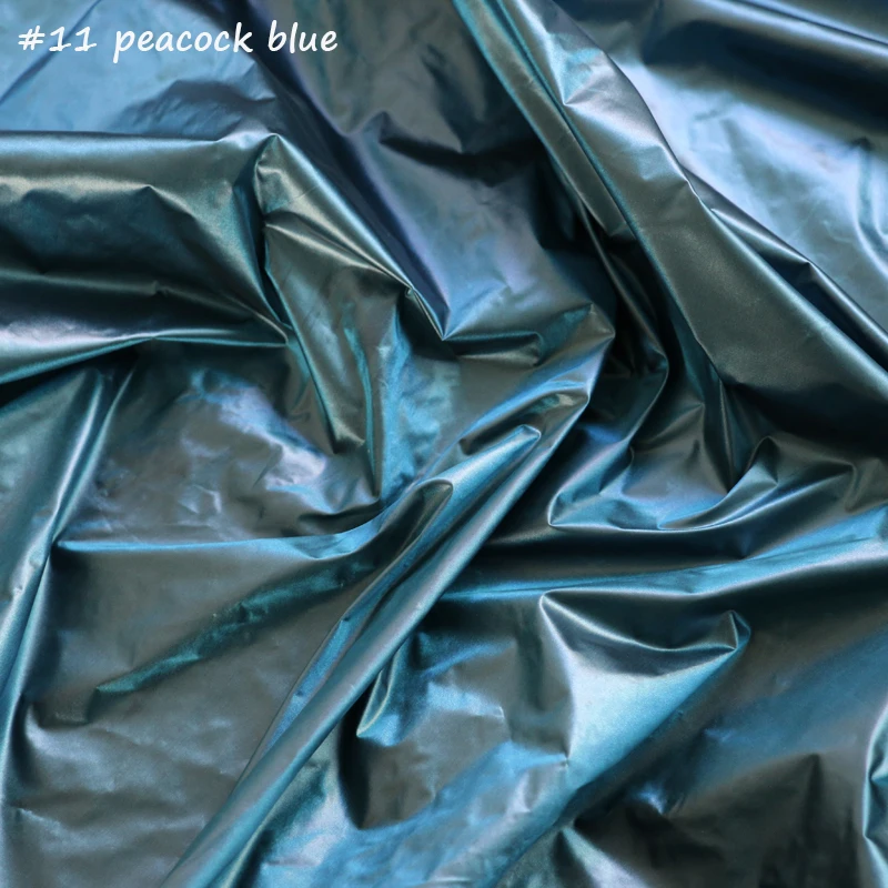 100 cm * 148 cm glänzendes, nach unten beweisendes Material, Stoffschattierung, blaue Burgunder-Nylon-Textilien, Cired – Detail 15