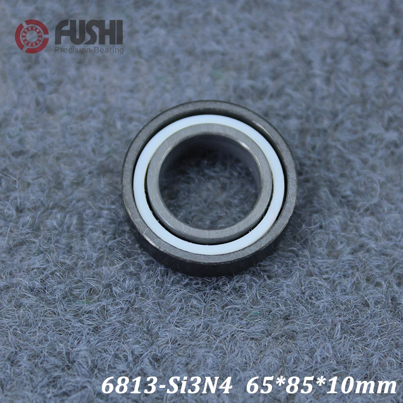 6813 Full Ceramic Bearing ( 1 PC ) 65*85*10 mm Si3N4 Material 6813CE All Silicon Nitride Ceramic 6813 Ball Bearings