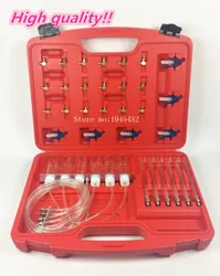 Diesel  Common Rail Injector Flow Meter With 24 Adaptors Fuel Line Test Tester /Diagnosis Tool Set 6 injectors tested together