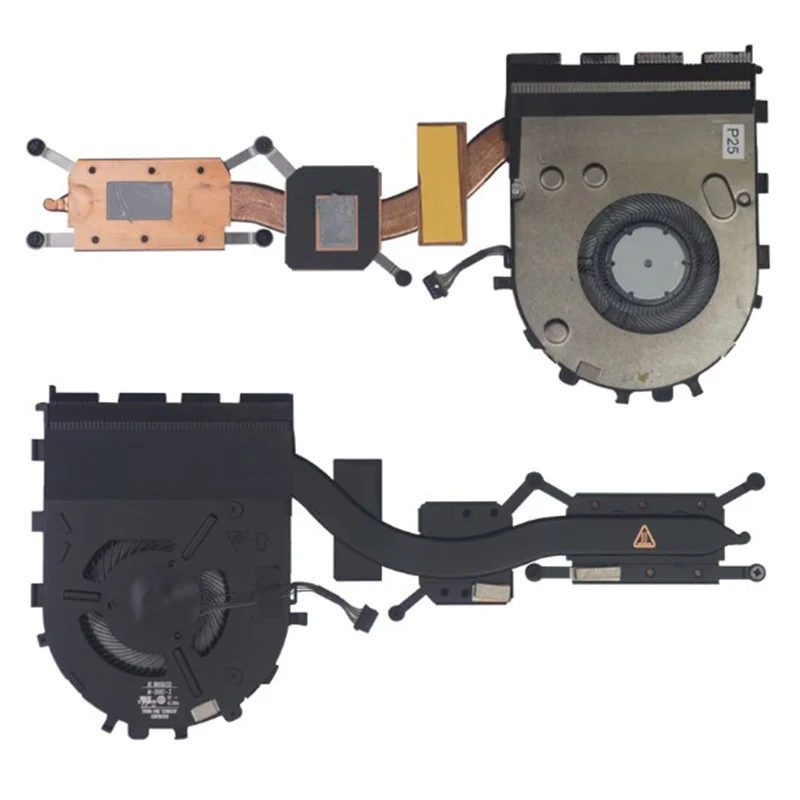 Imagem -02 - Original para Laptop Lenovo Thinkpad E14 Gen E15 Cpu Ventilador de Refrigeração Radiador Dissipador Gráficos Discretos Versão 5h40s72910 Novo