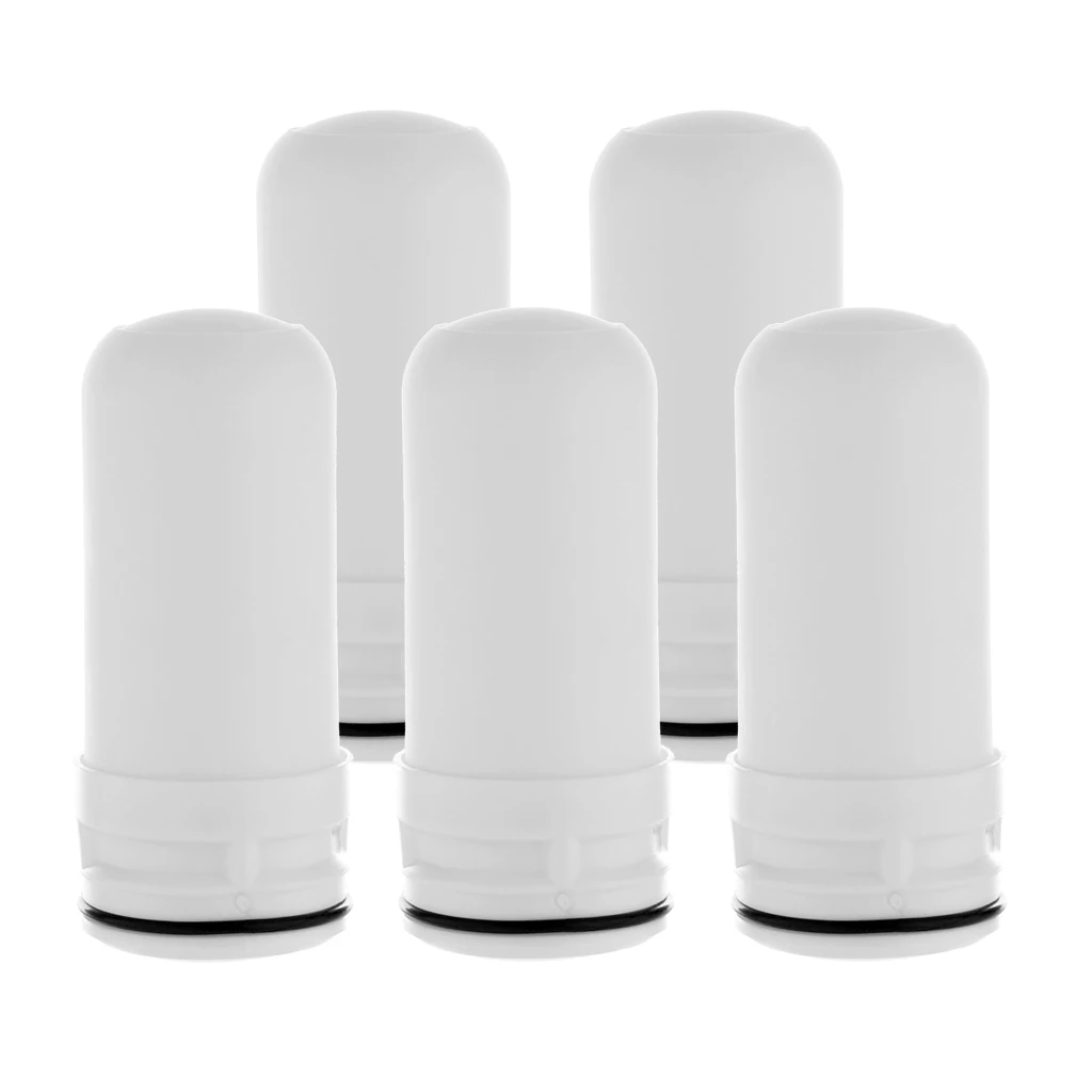 5x Replacement Faucet Water Filter Cartridge Household for Kitchen Sink