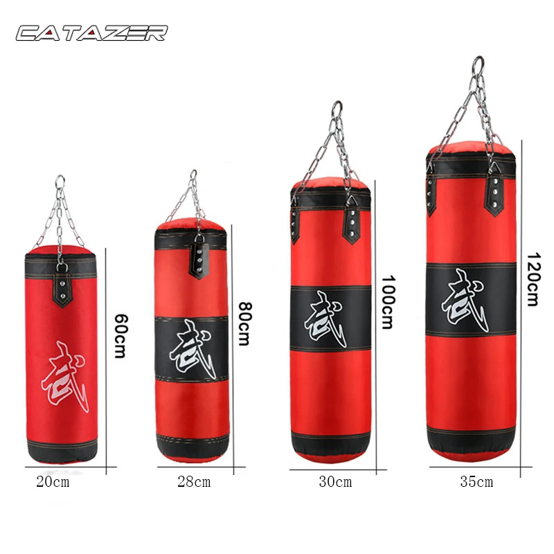 

Professional Boxing Punching Bag Training Fitness With Hanging Kick Sandbag adults Gym Exercise empty-Heavy boxing bag