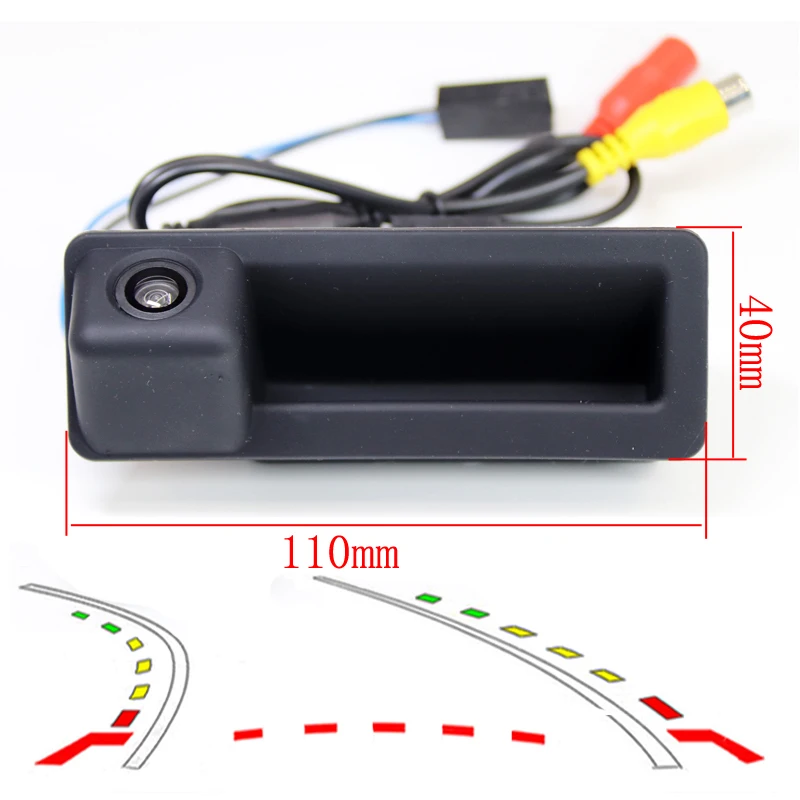 Dynamic Trajectory Tracks Car Backup Camera For BMW E39 E46 E53 E82 E88 E84 E90 E91 E92 E93 E60 E61 E70 E71 3/5 Series X5 X1 X6