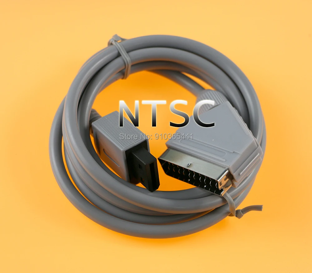 1pc/lot High Quality ntsc pal Connectors RGB Scart Cable For Nintend Wii HD HDTV AV Cord Cable For Wii NTSC/PAL