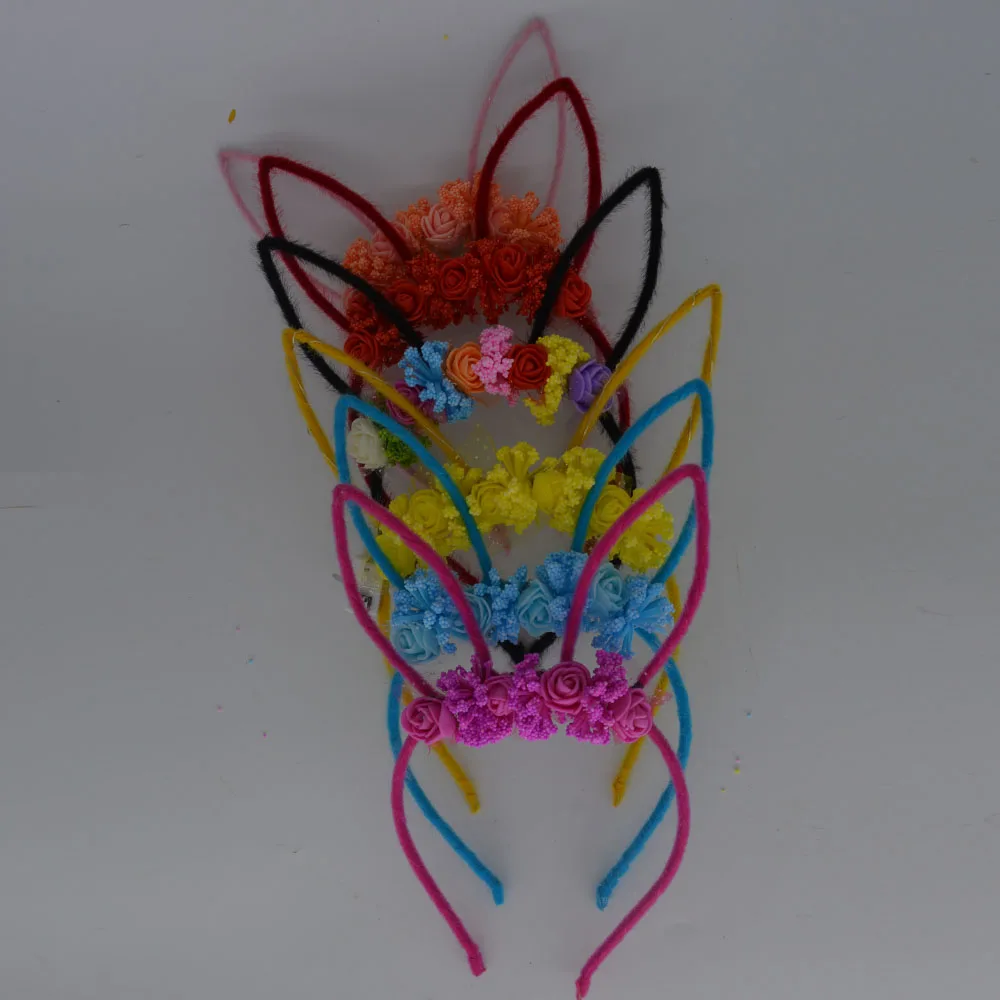 1 stücke Frauen Mädchen Krone Hase Fuchs Katze Ohr Haar Hoop Glow String Licht Stirnband Party Geschenk Cosplay Geburtstag Hochzeit Festival – Detail 6