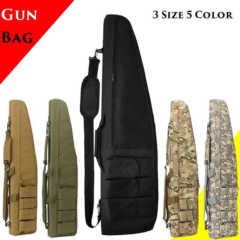 

Tactical Rifle Gun Bag 70cm / 98cm / 118cm Oxford Gun Holster For Hunting Airsoft Gun Rifle Case Carry Bag With Cushion