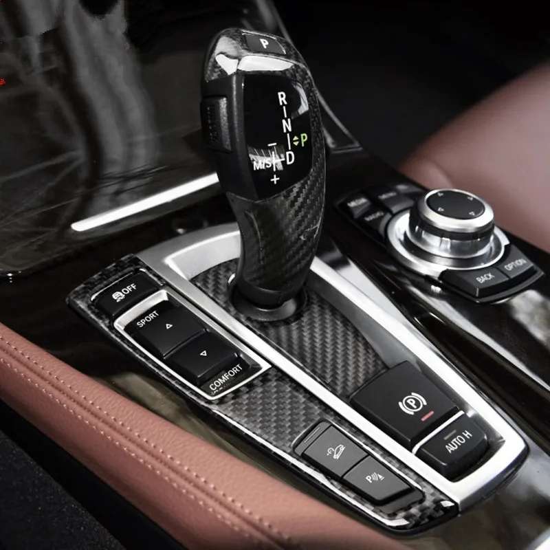 

Carbon Fiber Center Console Gear Shift Panel Decoration Cover Trim For BMW X3 F25 X4 F26 13-17 LHD Car Styling Interior