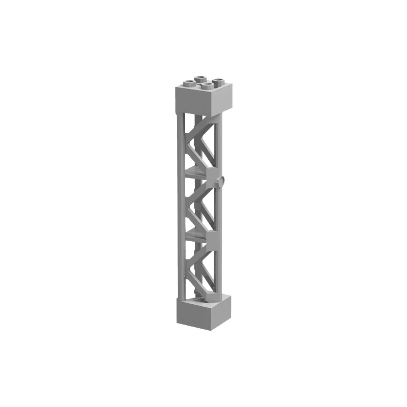 Piezas de tecnología de bloques de construcción, marco de soporte de pista de tren de columna 95347, juguete educativo para niños, 10 piezas, 58827