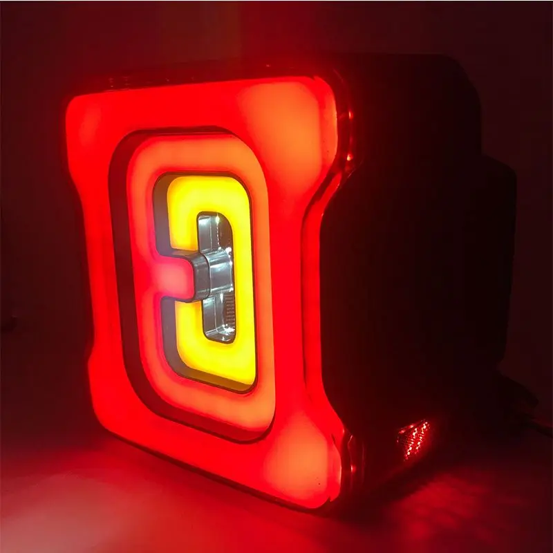 New Car Tail Light Start up Flowing Light Led Rear Lamp Brake Turn Signal DRL Lights for Jeep Wrangler JK 2007-2017 image 4